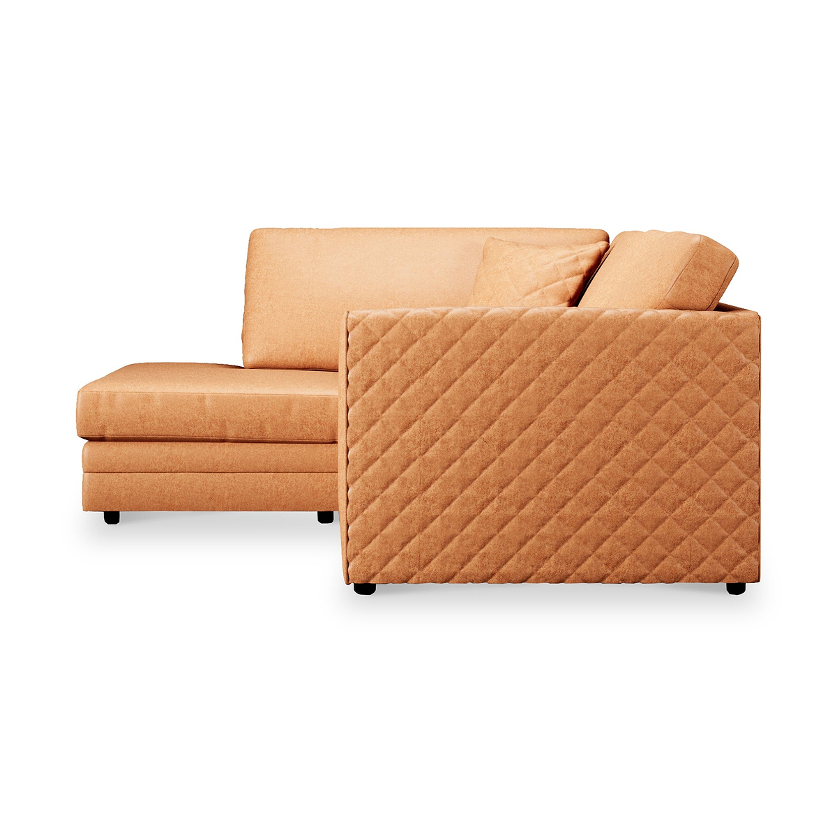 Colby Faux Leather Corner Sofa