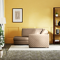Colby Faux Leather Corner Sofa