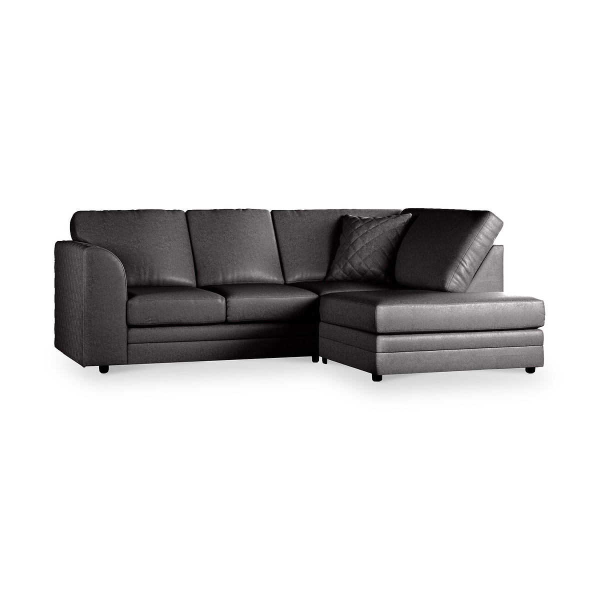 Colby Faux Leather Corner Sofa