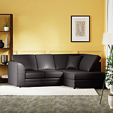 Colby Faux Leather Corner Sofa