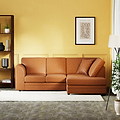 Colby Faux Leather Corner Sofa