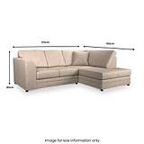 Colby Faux Leather Corner Sofa