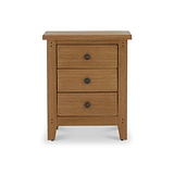 Broadway Oak Bedside Table from Roseland Furniture
