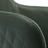 Viktor-Faux-Leather-Quilted-Dining-Armchair from Roseland Furniture