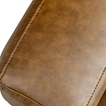 Umber Faux Leather 3 Seater Sofa from Roseland Furniture