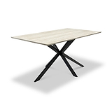 Barlo 160cm Travertine Effect Dining Table from Roseland Furniture