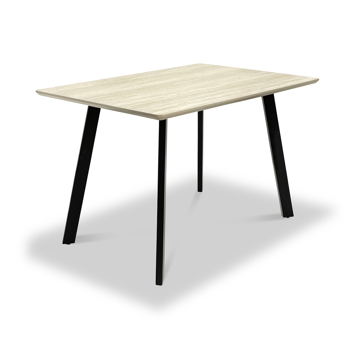 Barlo 120cm Travertine Effect Dining Table from Roseland Furniture