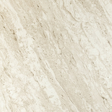 Barlo 120cm Travertine Effect Round Dining Table from Roseland Furniture