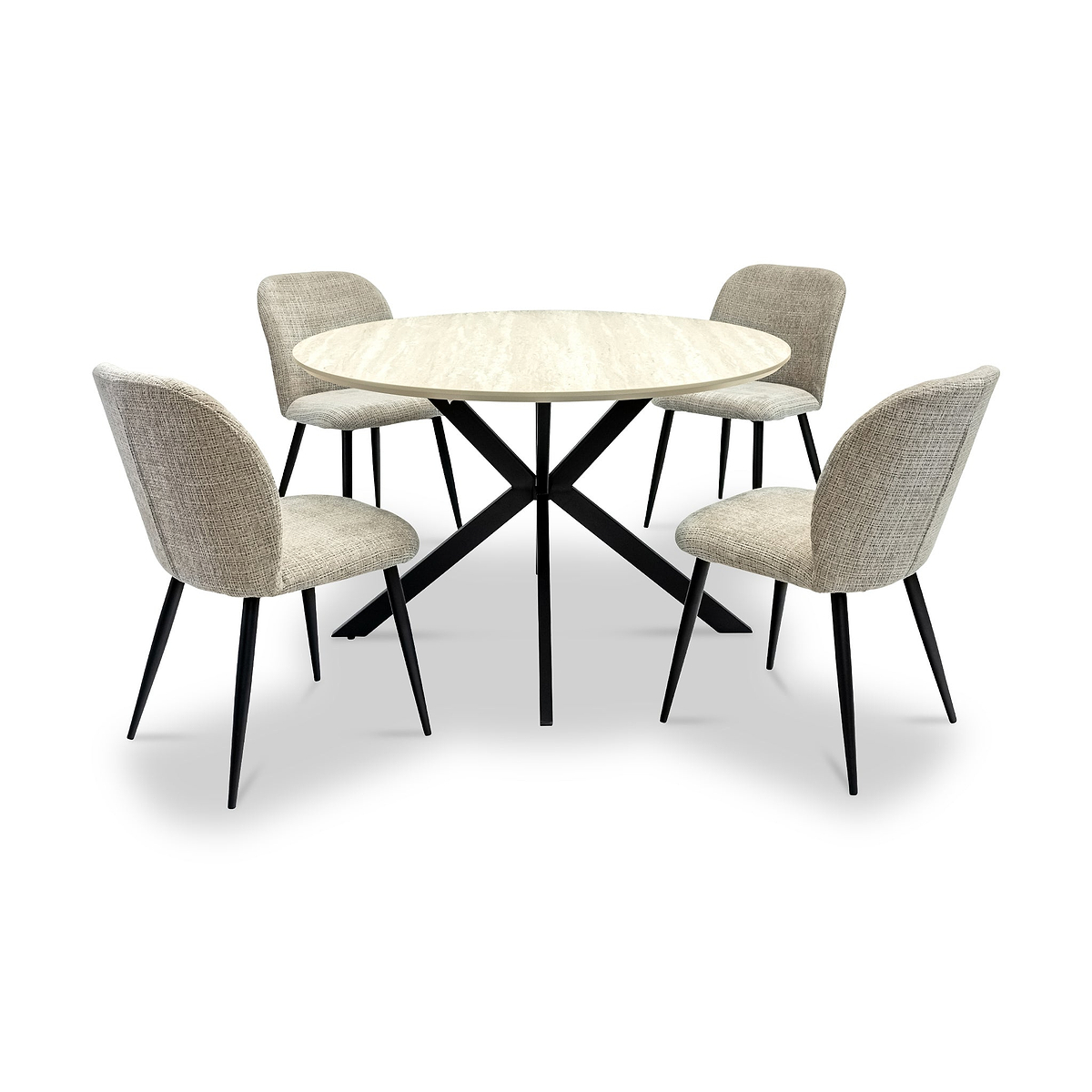 Mirella Textured Fabric Dining Chair from Roseland Furniture