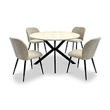 Mirella Textured Fabric Dining Chair from Roseland Furniture