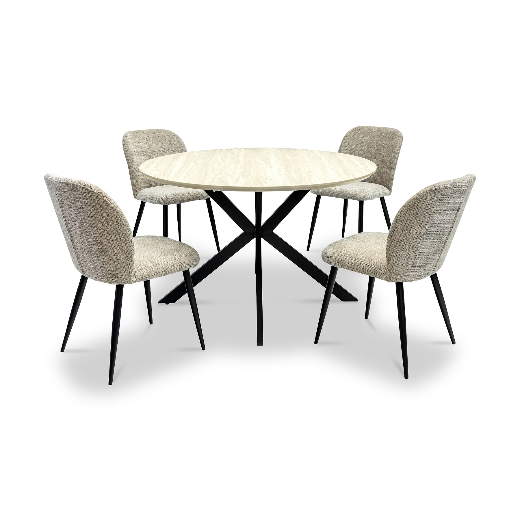 Mirella Textured Fabric Dining Chair from Roseland Furniture