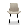 Effie-faux-leather-dining-chair-cream from Roseland Furniture