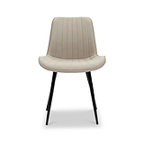 Effie-faux-leather-dining-chair-cream from Roseland Furniture