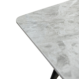 Kadison-sintered-stone-dining-table-grey-130cm from Roseland Furniture