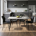 Kadison-sintered-stone-dining-table-white-160cm from Roseland Furniture