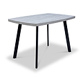 Ciara 120cm Light Grey Dining Table from Roseland Furniture