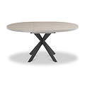Harald-120cm-Sintered-Stone-Round-Ext-Dining-Table from Roseland Furniture