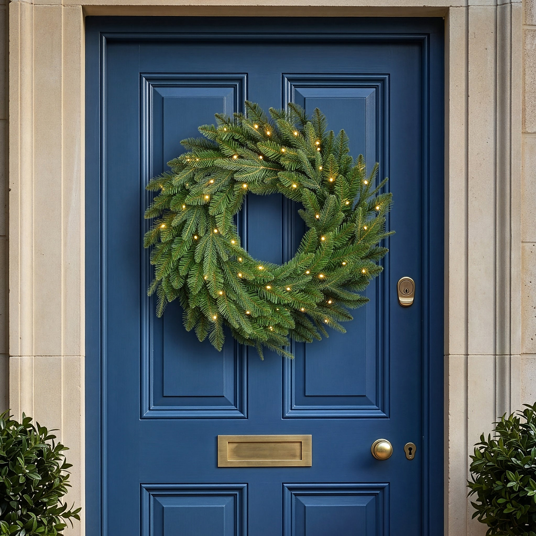 RIVINGTON FIR 24in Wreath WWLED from Roseland Furniture