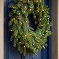 RIVINGTON FIR 24in Wreath WWLED from Roseland Furniture