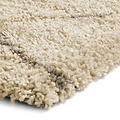 Webster Cream Grey Diamond Two Toned Rug