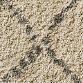 Webster Cream Grey Diamond Two Toned Rug