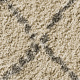 Webster Cream Grey Diamond Two Toned Rug