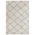 Webster Cream Grey Diamond Two Toned Rug from Roseland Furniture
