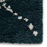 Webster Dark Green Diamond Two Toned Rug