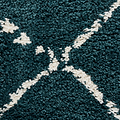 Webster Dark Green Diamond Two Toned Rug