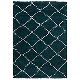 Webster Dark Green Diamond Two Toned Rug from Roseland Furniture