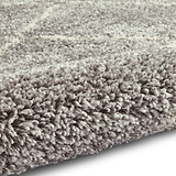 Webster Grey Cream Diamond Two Toned Rug