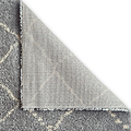 Webster Grey Cream Diamond Two Toned Rug