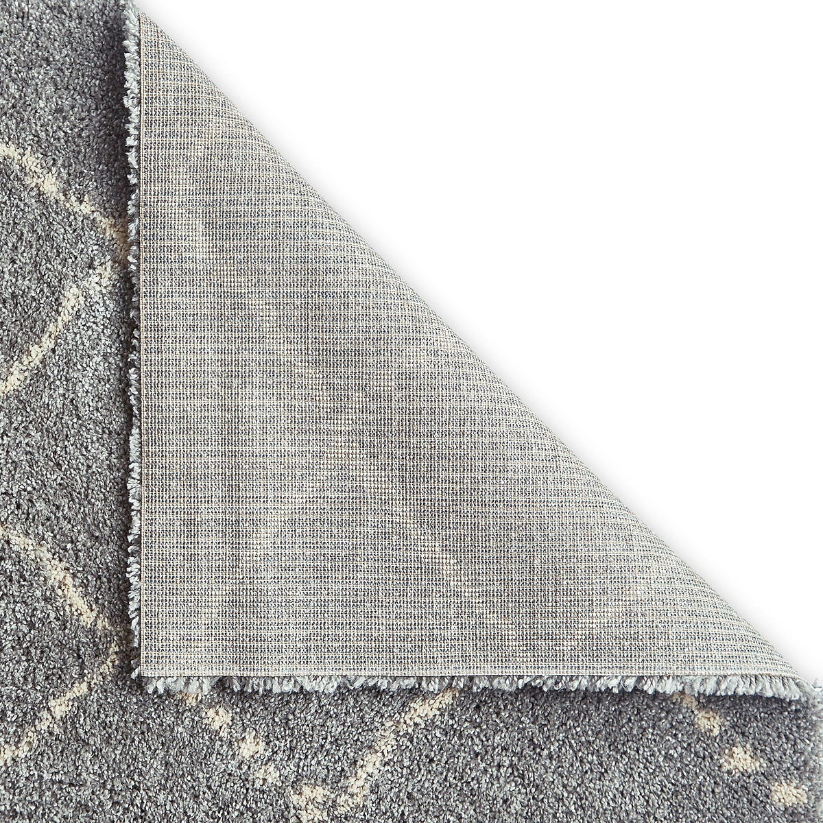 Webster Grey Cream Diamond Two Toned Rug