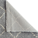 Webster Grey Cream Diamond Two Toned Rug