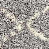 Webster Grey Cream Diamond Two Toned Rug