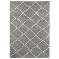 Webster Grey Cream Diamond Two Toned Rug from Roseland Furniture
