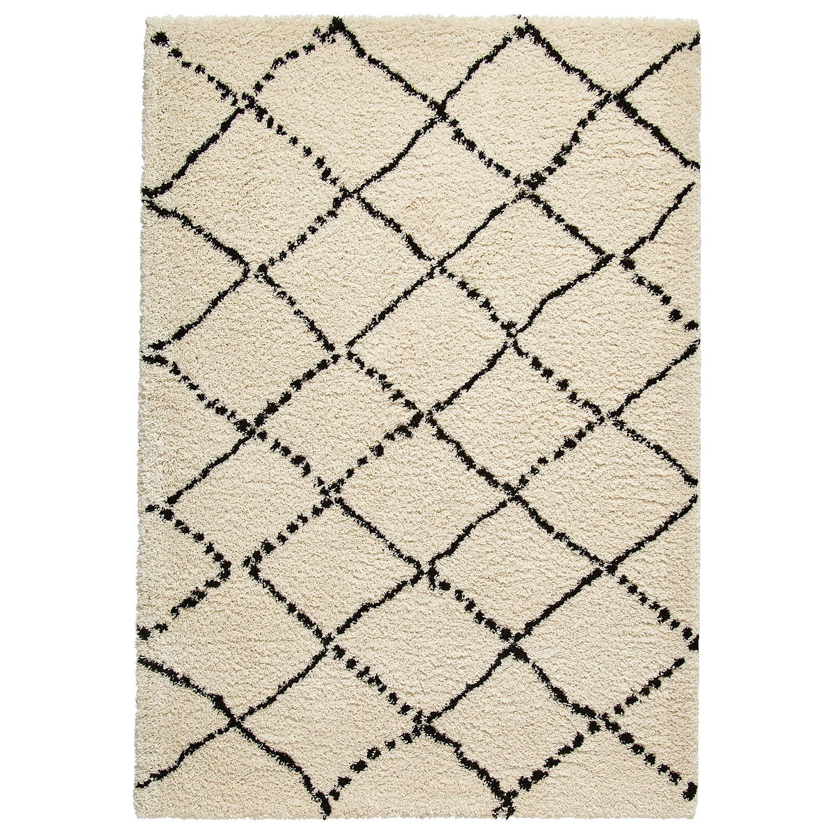 Webster Ivory Diamond Two Toned Rug from Roseland Furniture