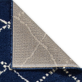 Webster Navy Blue Diamond Two Toned Rug