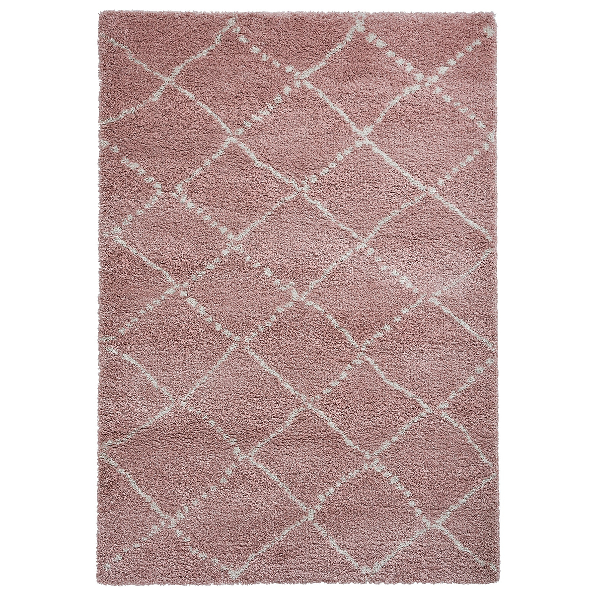 Webster Rose Pink Diamond Two Toned Rug from Roseland Furniture