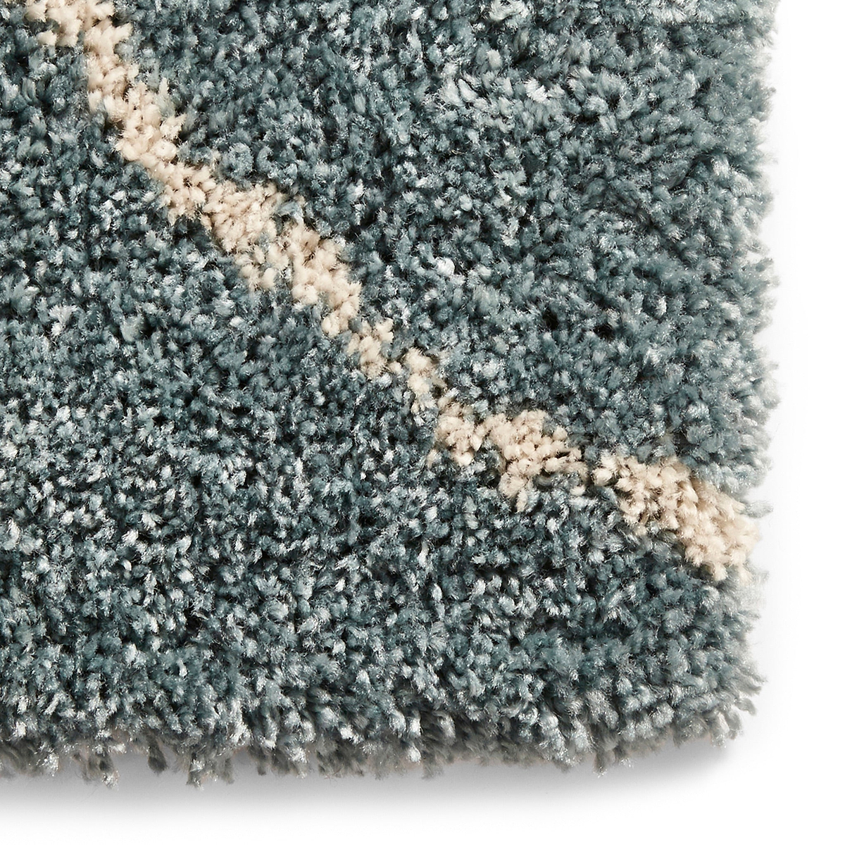 Webster Teal Diamond Two Toned Rug