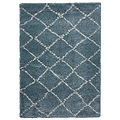 Webster Teal Diamond Two Toned Rug from Roseland Furniture