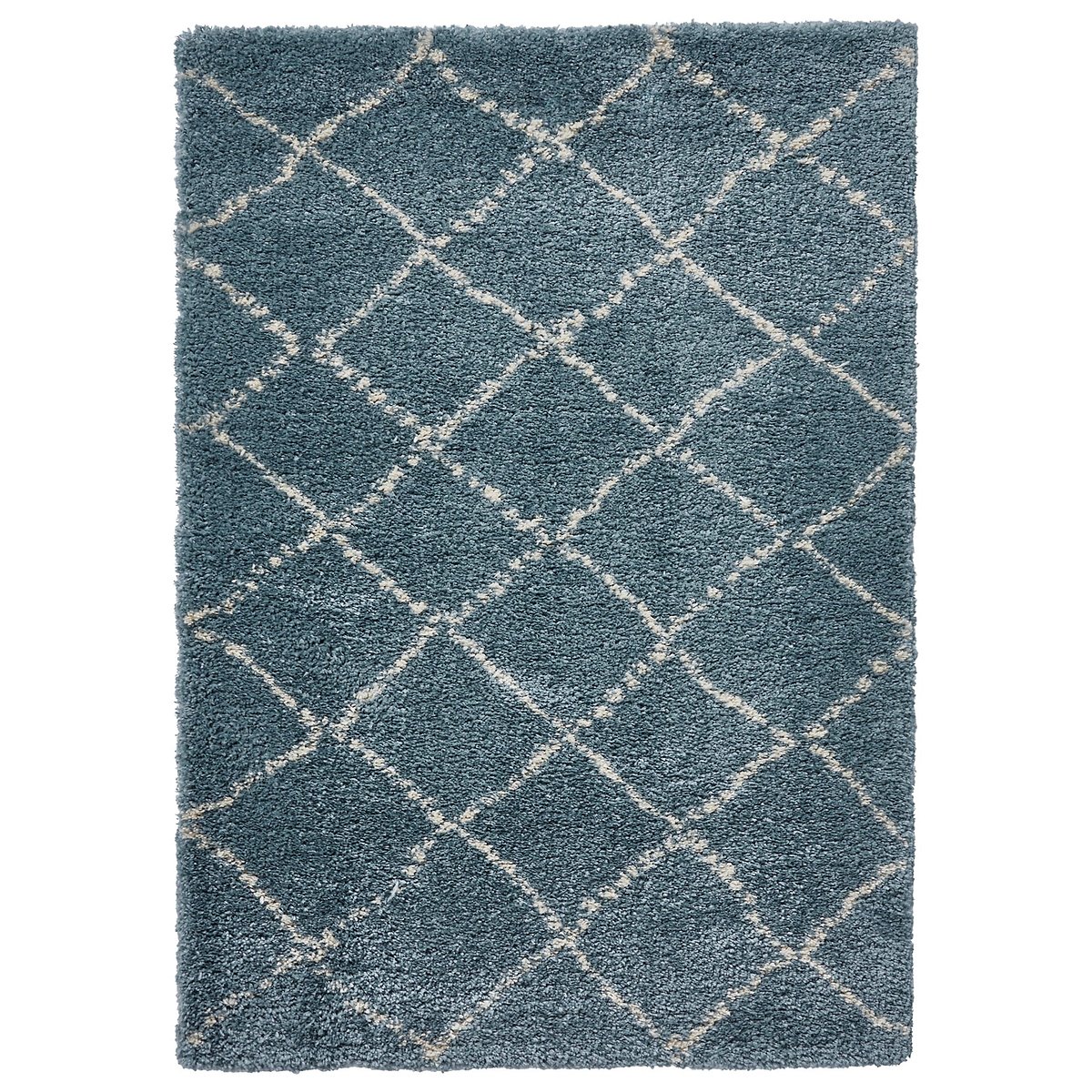 Webster Teal Diamond Two Toned Rug from Roseland Furniture