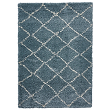 Webster Teal Diamond Two Toned Rug from Roseland Furniture