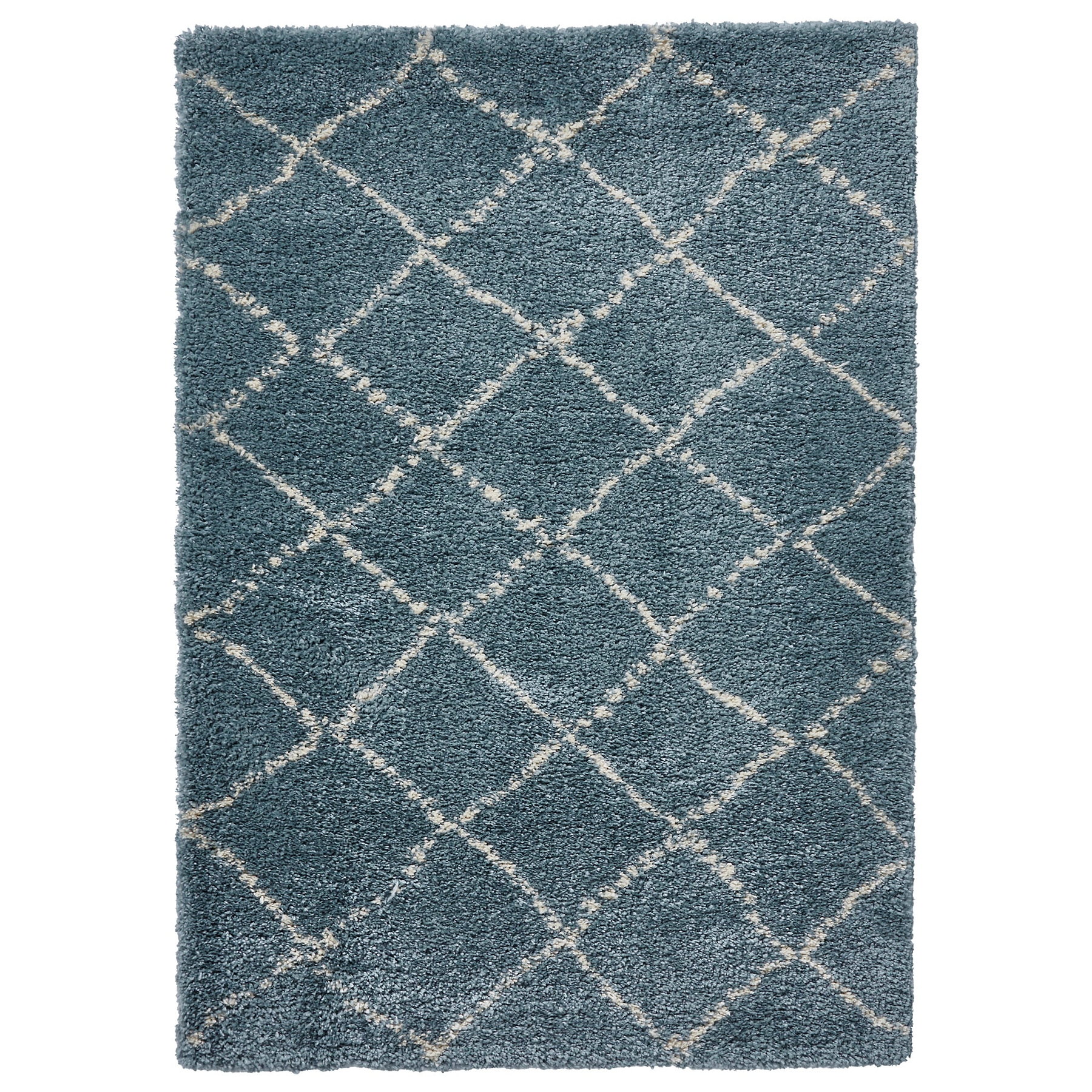 Webster Teal Diamond Two Toned Rug from Roseland Furniture