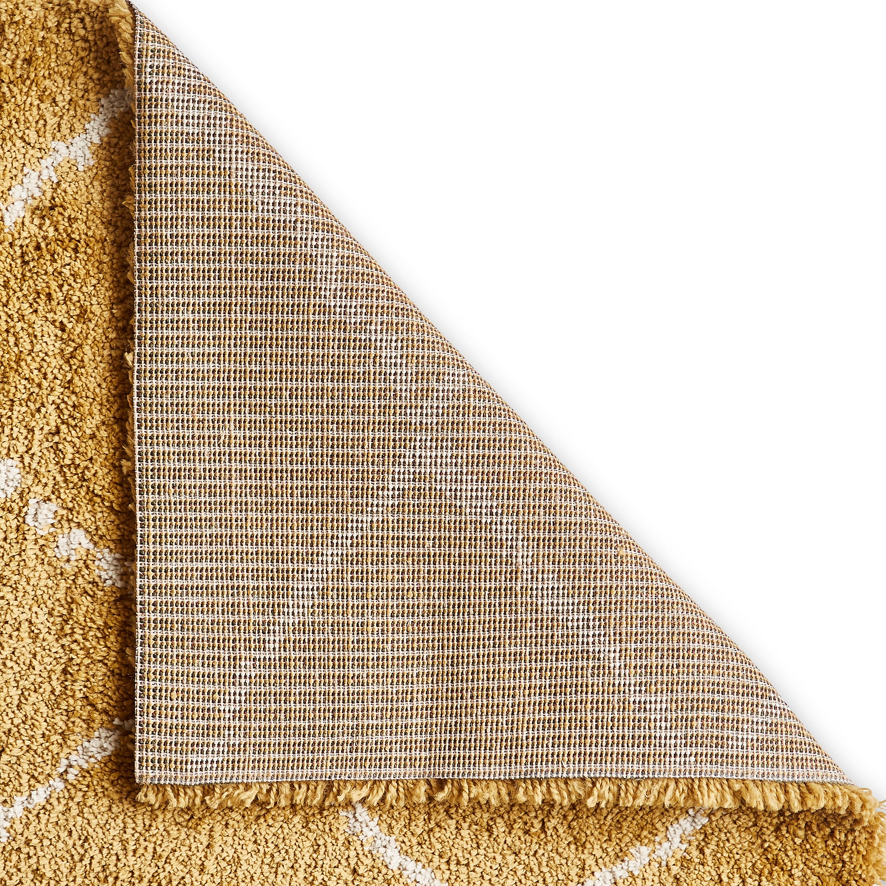 Webster Yellow Diamond Two Toned Rug