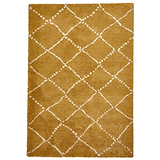 Webster Yellow Diamond Two Toned Rug from Roseland Furniture