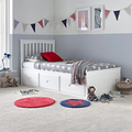 Wilson Wooden 3 Dawer Bed Frame White from Roseland Furniture