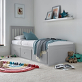 Wilson Wooden 3 Dawer Bed Frame Grey from Roseland Furniture