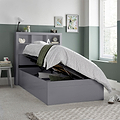 Cooper Wooden Ottoman Storage Bed Frame Grey from Roseland Furniture
