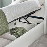 Cooper Wooden Ottoman Storage Bed Frame Grey from Roseland Furniture
